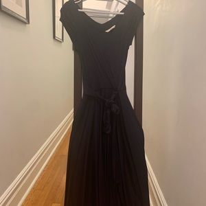 DVF Jersey wrap dress in navy